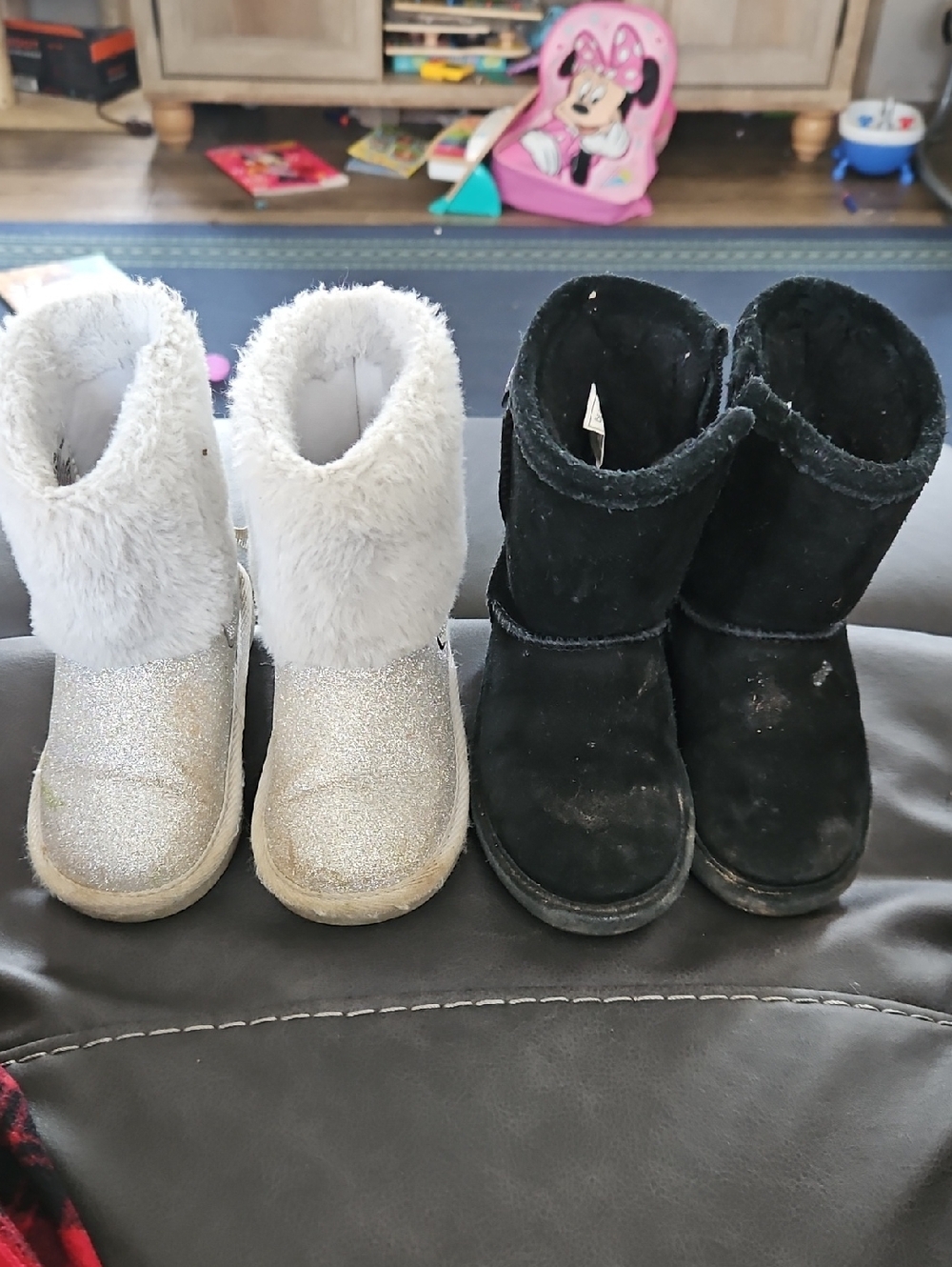 Toddler Fuzzy Winter Boot Bundle